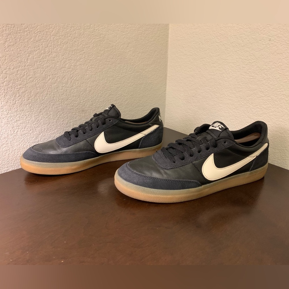Nike Killshot 2 Black Leather Sneakers Gum Bottom Men's Size 12